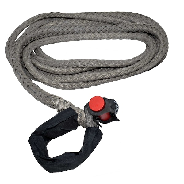 9/16 in. x 25 ft. 13,166 lbs. WLL. LockJaw Synthetic Winch Line Extension w/Integrated Shackle